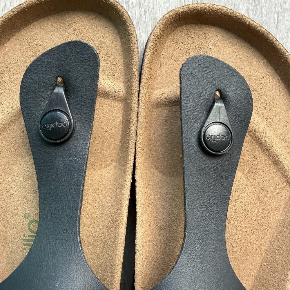 NEW NWT Birkenstock - Papillio Gizeh Platform Vegan Black - 2 Sizes Available - Picture 10 of 16